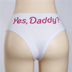 Women Sexy Letter Printed Briefs