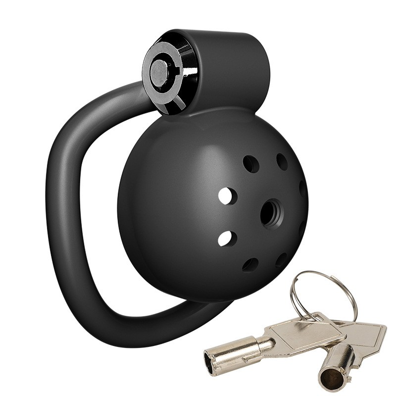 Button Lock Chastity Cage