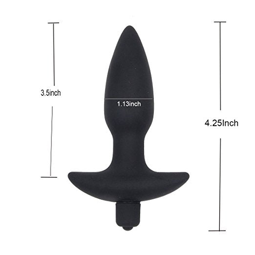 Silicone 10 Mode Vibrating Butt Plug
