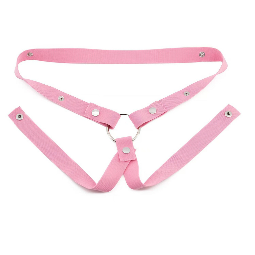 Three Way Chastity Cage Elastic Strap