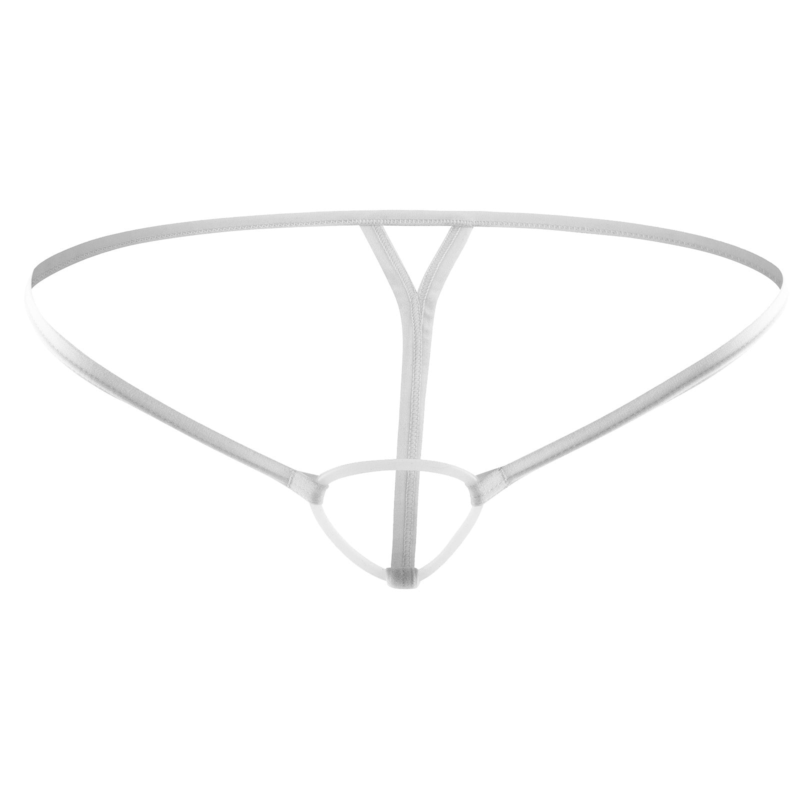 Men Thin Strap T-back With Silicone Ring