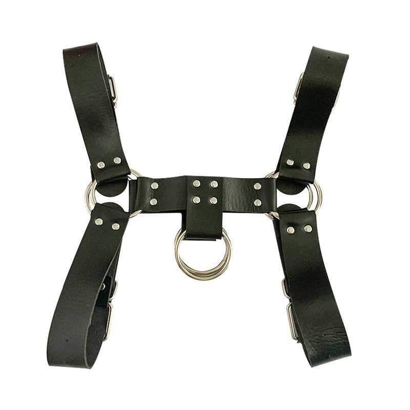 Leather Upper Male Body Harness