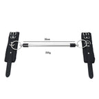 Villus Lined Metal Bar Cuffs