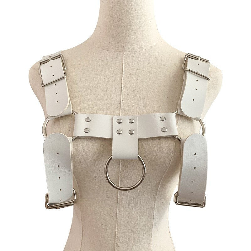 Leather Upper Male Body Harness
