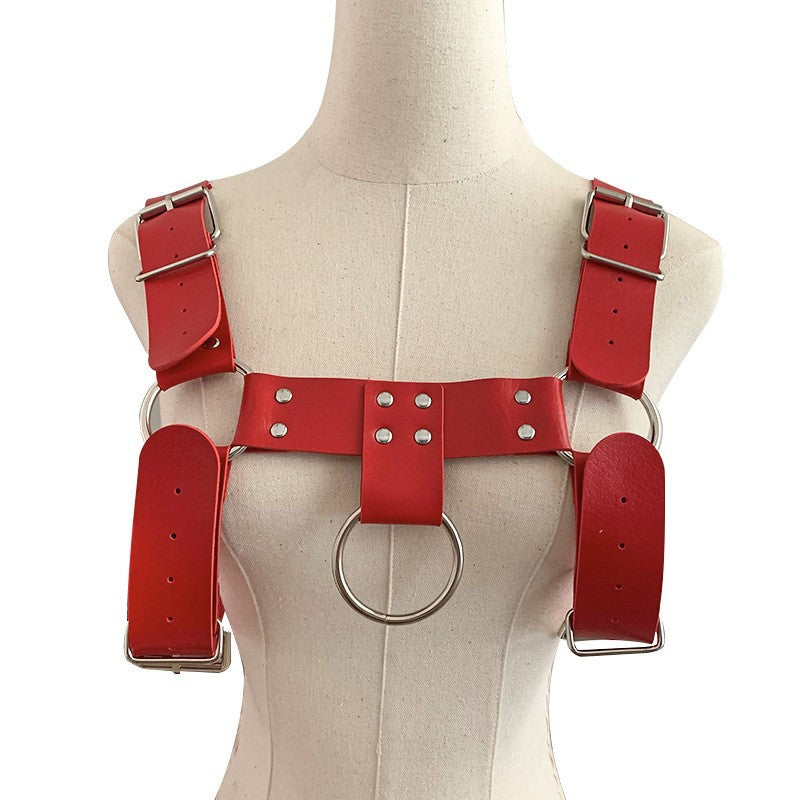Leather Upper Male Body Harness