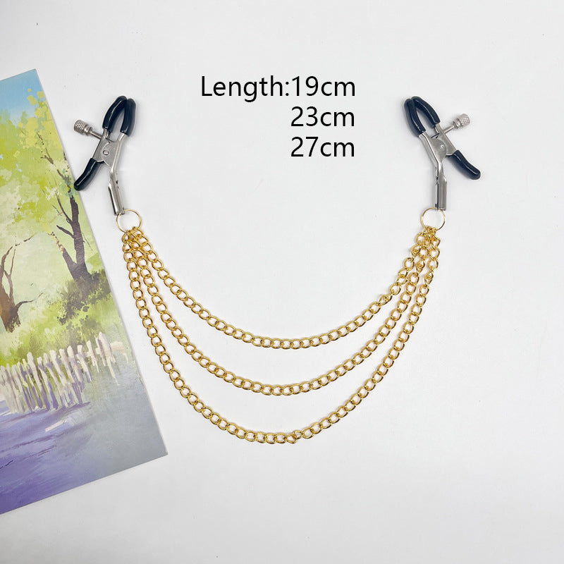 Three Chain Nipple Clamp