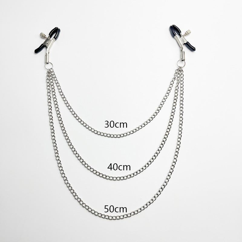 Three Chain Nipple Clamp