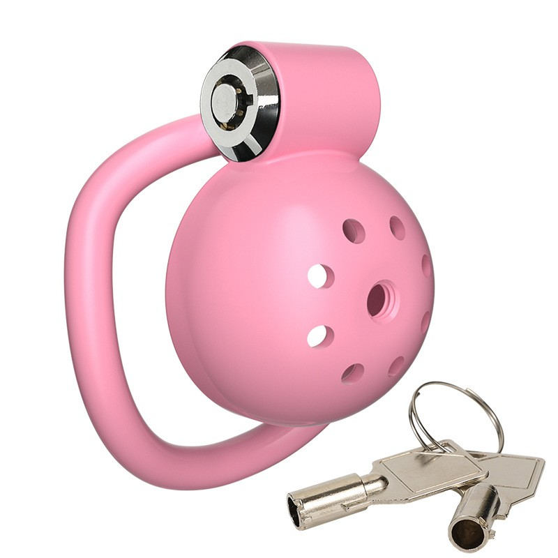 Button Lock Chastity Cage